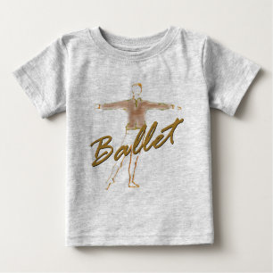 Ballet Boy Gifts for Dancers Baby T-Shirt