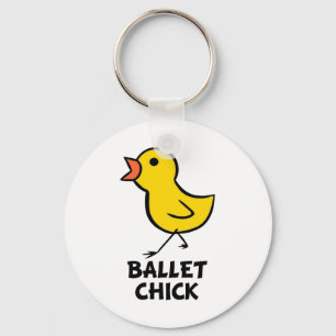 Ballet Chick Keychain