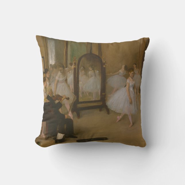Ballet Class | Edgar Degas | Dancer Cushion (Front)