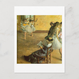 Ballet Class postcard