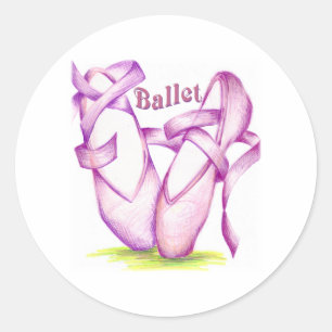 Ballet Classic Round Sticker