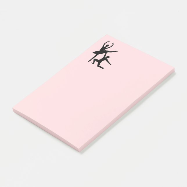 Ballet Couple Dance Pink  Post-it Notes (Angled)