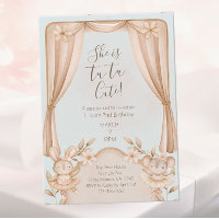 Ballet Dance Girls Second Birthday Invitation