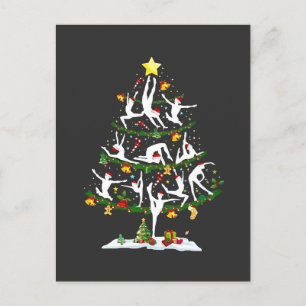 Ballet Dance Lover Xmas Lighting Ballet Christmas Invitation Postcard
