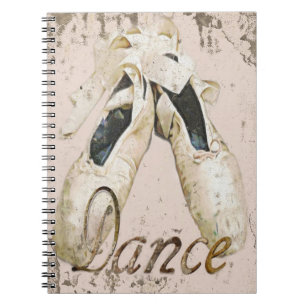 Ballet dance notebook1, Copyright Karen J Williams Spiral Notebook