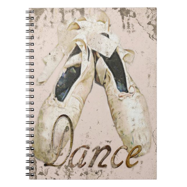 Ballet dance notebook1, Copyright Karen J Williams Spiral Notebook (Front)