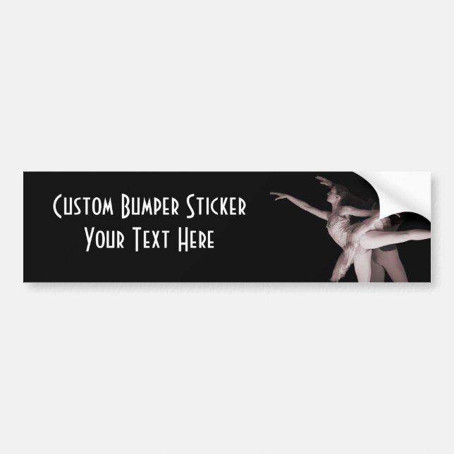 Ballet - Dance Partners 2 - Red Bumper Sticker (Front)