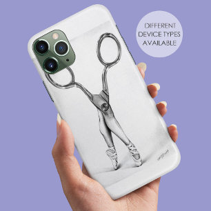 Ballet dance Scissors Ballerina Surreal drawing Case-Mate iPhone Case