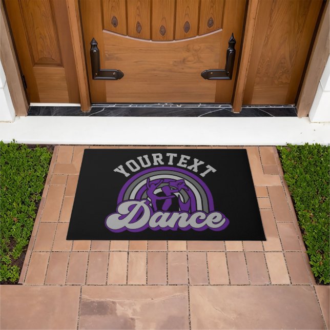 Ballet Dancer ADD TEXT Classic Dance Performer Doormat (Outdoor)