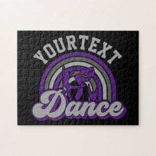 Ballet Dancer ADD TEXT Classic Dance Performer Jigsaw Puzzle