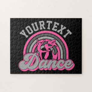Ballet Dancer ADD TEXT Classic Dance Performer Jigsaw Puzzle