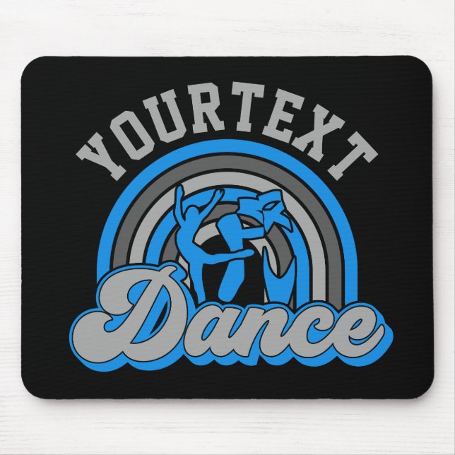 Ballet Dancer ADD TEXT Classic Dance Performer Mouse Pad (Front)