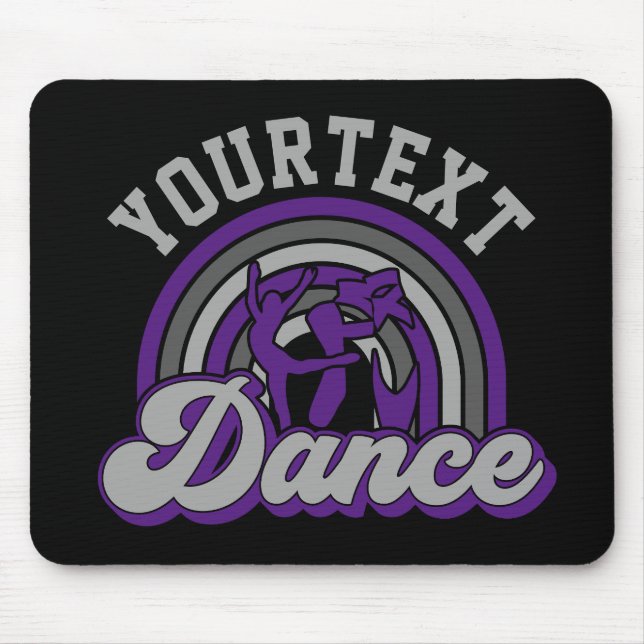 Ballet Dancer ADD TEXT Classic Dance Performer Mouse Pad (Front)