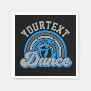 Ballet Dancer ADD TEXT Classic Dance Performer Napkin