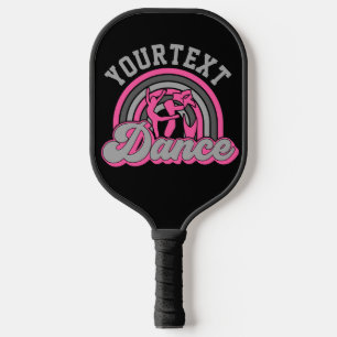 Ballet Dancer ADD TEXT Classic Dance Performer Pickleball Paddle
