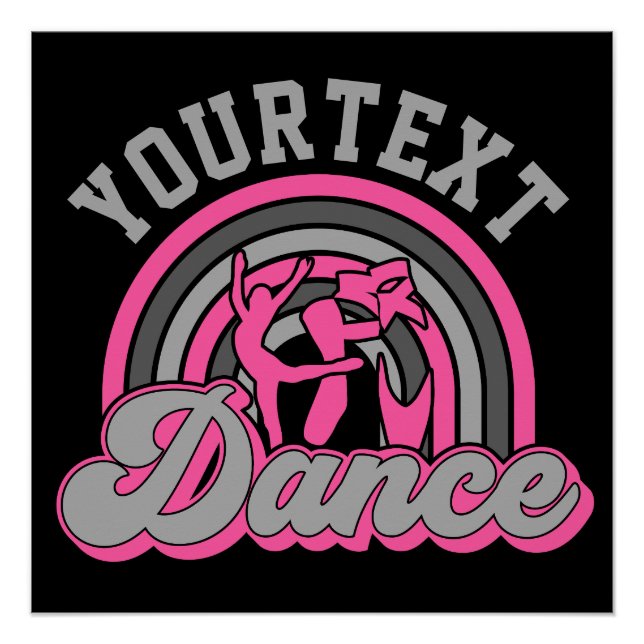 Ballet Dancer ADD TEXT Classic Dance Performer Poster (Front)