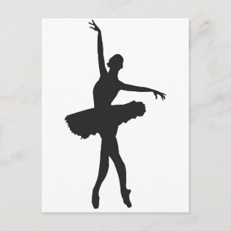 BALLET DANCER (Ballerina silhouette) ~.png Postcard
