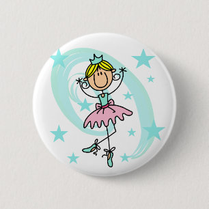 Ballet Dancer - Blonde T-shirts and Gifts 6 Cm Round Badge