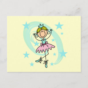 Ballet Dancer - Blonde T-shirts and Gifts Postcard