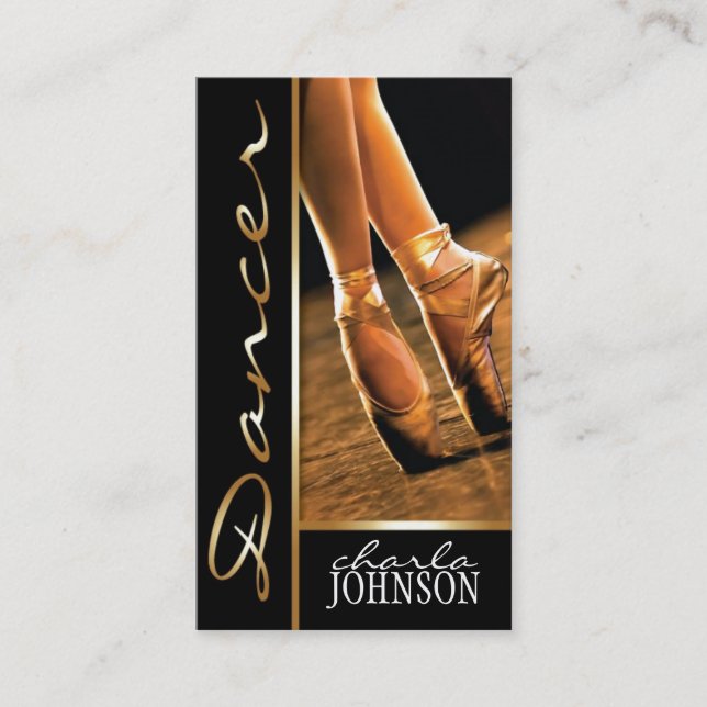 BALLET DANCER BUSINESS CARD (Front)