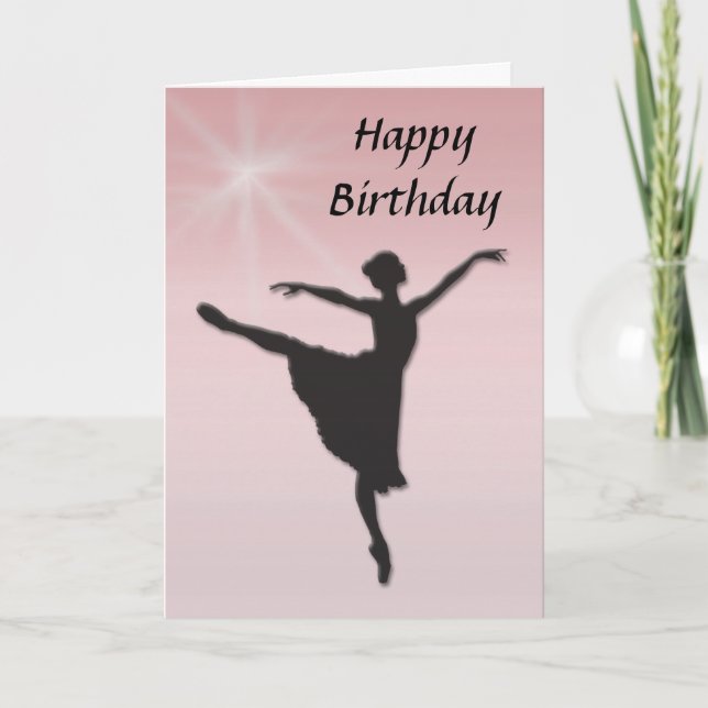 Ballet dancer card (Front)