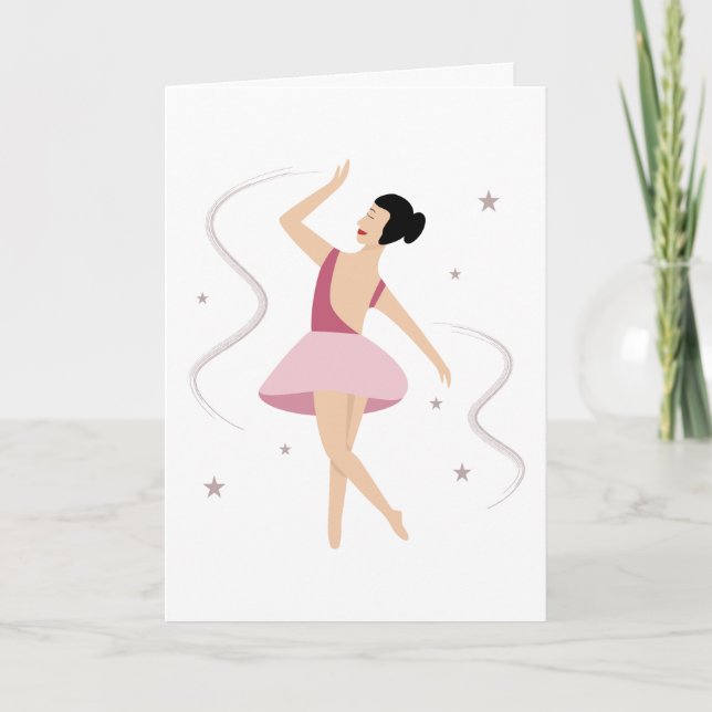 Ballet dancer card (Front)
