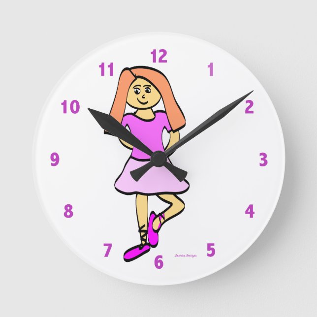 Ballet Dancer Clock (Front)