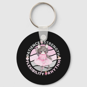 Ballet Dancer Core Values - Ballerina Key Ring