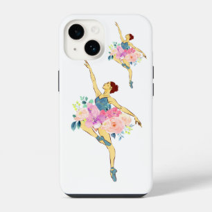 Ballet Dancer Dance Girl Ballerina Flower Floral iPhone 14 Case