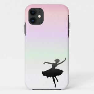 Ballet Dancer Dancing in pink lilac sunset iPhone 11 Case