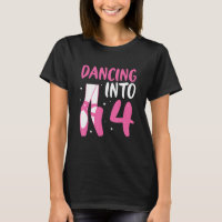 Ballet Dancer Dancing Into 4th Birthday Ballerina