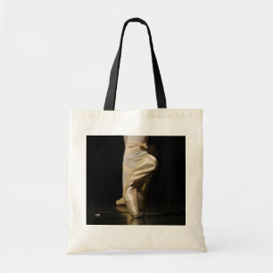Ballet Dancer Dancing on Toes, En Pointe Tote Bag