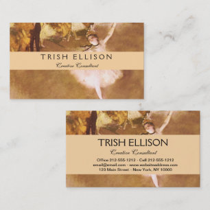 Ballet Dancer Degas Star Painting Business Card