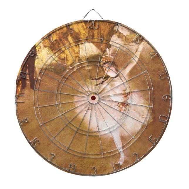 Ballet Dancer Degas Star Painting Dartboard (Front)