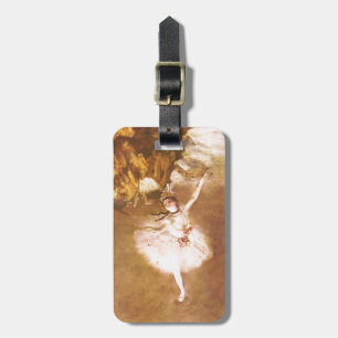 Ballet Dancer Degas Star Painting Luggage Tag