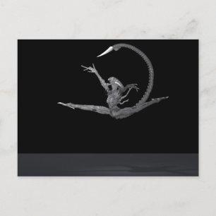 Ballet Dancer From Outer Space Postcard