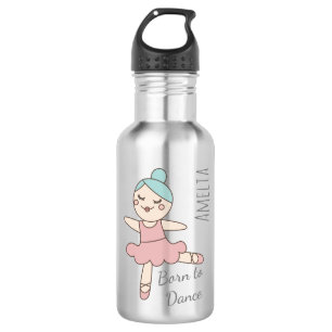 Ballet Dancer Girl's Personalised 532 Ml Water Bottle