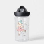 Ballet Dancer Girl's Personalised Water Bottle<br><div class="desc">Personalised kid's water bottle for mini dancers.</div>