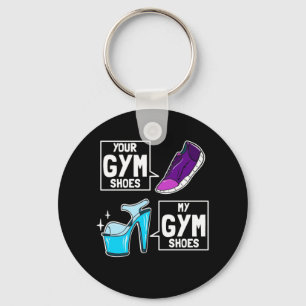 Ballet Dancer Gym Shoes Key Ring