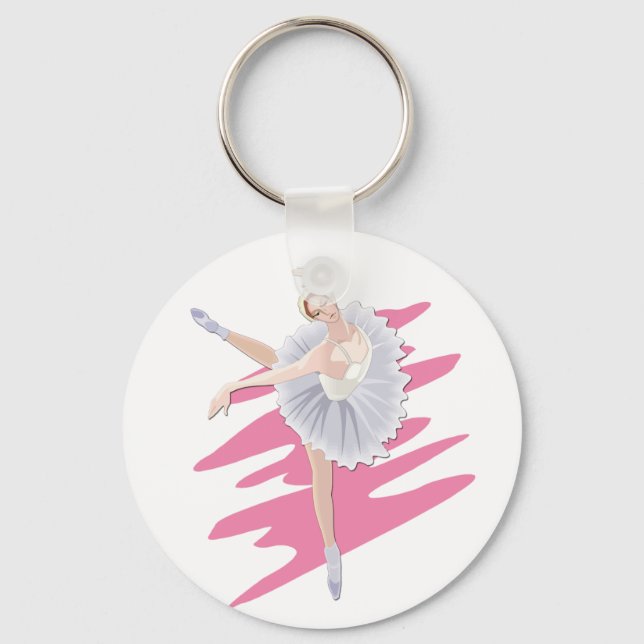 Ballet Dancer Key Ring (Front)