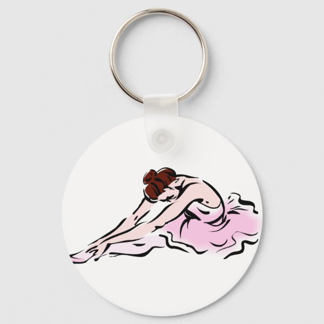 Ballet Dancer Merchandise Key Ring (Front)