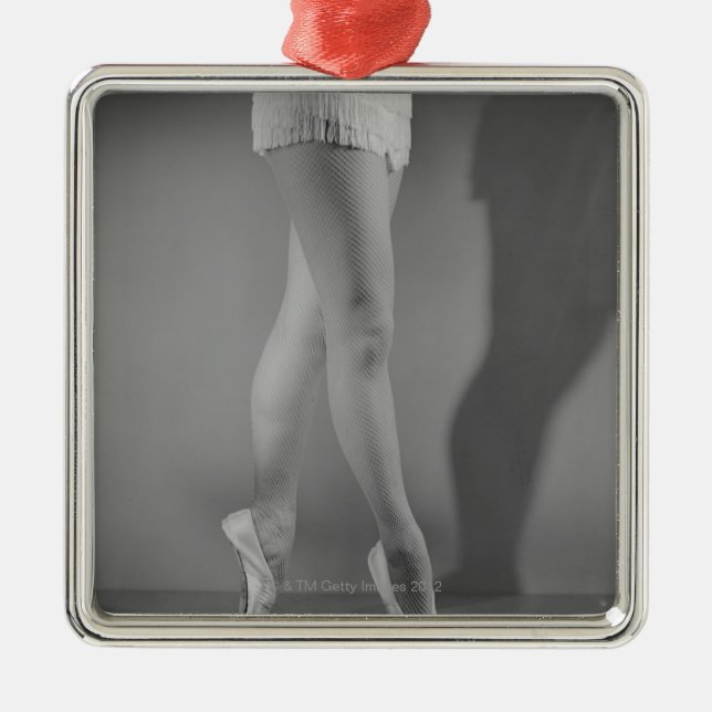 Ballet Dancer Metal Tree Decoration (Front)