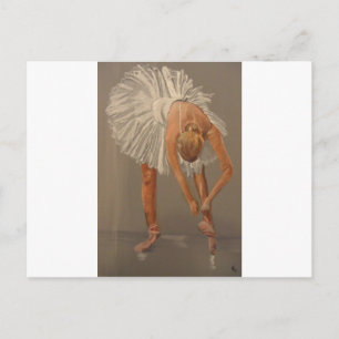 ballet dancer postcard