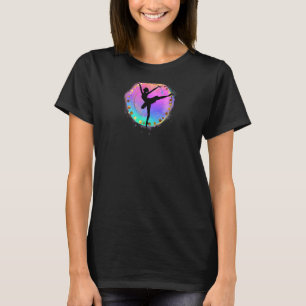 Ballet Dancer Silhouette Dancing Girls Ballerina R T-Shirt