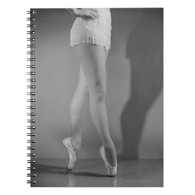 Ballet Dancer Spiral Notebook (Front)