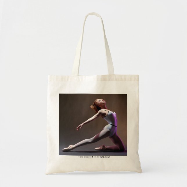 Ballet Dancer Tote Bag (Front)