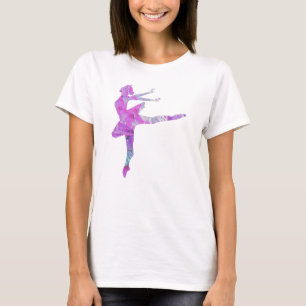 Ballet dancer unique dance collage art dancing  T-Shirt