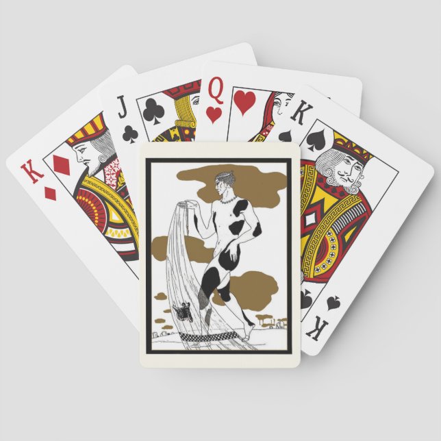Ballet Dancer Vaslav Nijinski Playing Cards (Back)