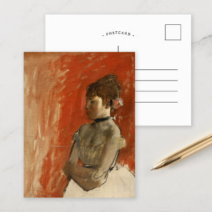 Ballet Dancer with Arms Crossed   Edgar Degas Postcard