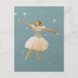 Ballet Dancer with Castanets Postcard